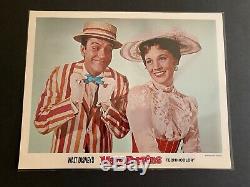 Walt Disneys 1964 Mary Poppins 11 by 14 Lobby Cards Set of 9