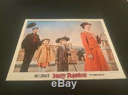 Walt Disneys 1964 Mary Poppins 11 by 14 Lobby Cards Set of 9 With Sleeve