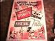 Walt Disneys Cartoon Festival Movie Poster'53 Linen