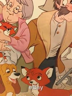 Walt Disneys Fox And The Hound 1981 Original Rolled Movie Poster