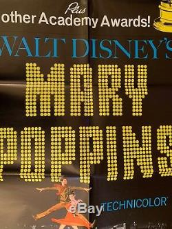 Walt Disneys Mary Poppins Original Movie Poster 27x40