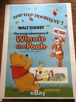 Winnie The Pooh Walt Disney Original Movie Poster