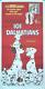 101 Dalmatians Affiche De Film Trois Feuilles R1969 Lb Disney