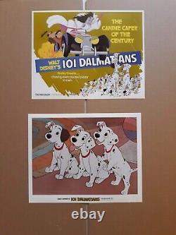 101 Dalmatiens, Walt Disney, Re-release 1979, Ensemble De 9 (11 X 14) Full Color