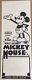 1932 Nouveau Walt Disney Mickey Mouse Insert Australien D'origine (15x40 Pouces)