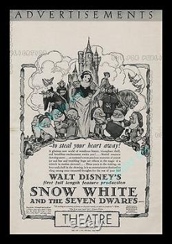 1938 Blanche-neige Et Les Sept Nains Walt Disney
