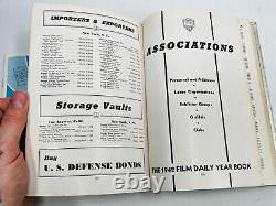 1942 Film Daily Yearbook Book Gone With The Wind Hitchcock Disney Abbott Costell