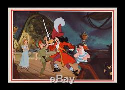 1952 Peter Pan Rolled Disney Transit 1-sh Affiche Du Film Advance Seulement Connu Orig