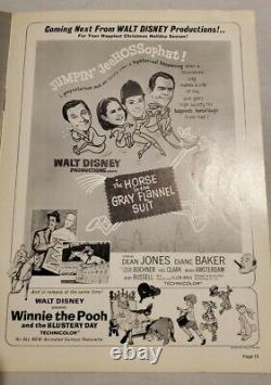 '1968 L'Affiche Originale du Film The Parent Trap de Walt Disney Pas de Découpes'