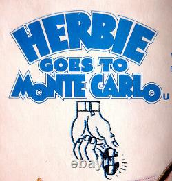 1977 Israel Disney Film Film Poster Hébreu Herbie Goes To Monte Carlo Jewish Vr