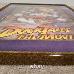 1990 Disney Duck Tales The Movie Vintage Movie Poster Avec Cadre 19x24