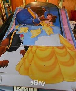 1991 Walt Disney Beauté Et La Bête Life-size Cardboard Theater Stand-up