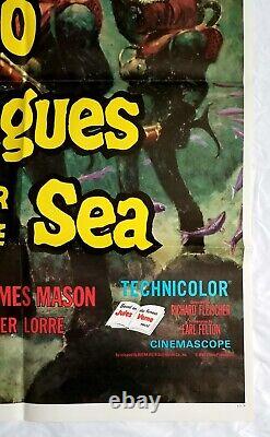 20 000 Leagues Sous La Mer Walt Disney- Ancienne Affiche D'une Feuille 1971 Nm
