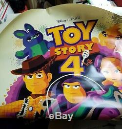 2019 Rare Très Grand Walt Disney / Pixar Toy Story 4 Imax Movie Poster 70x 48