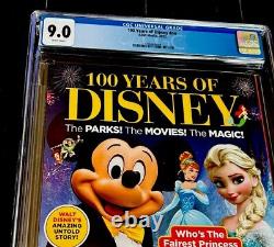 Actualités inhabituelles de couverture rare de Disney Kiosque Nouveau Magazine en édition spéciale du 100e anniversaire 2023 CGC 9.0