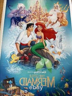 Affiche De Cinéma Banned 1989 La Petite Sirène Ds Disney Nss # 890105 Near Mint