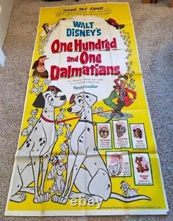 Affiche De Cinéma Cent Et Une 101 Dalmations Disney 1961 Affiches D'hollywood