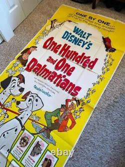 Affiche De Cinéma Cent Et Une 101 Dalmations Disney 1961 Affiches D'hollywood