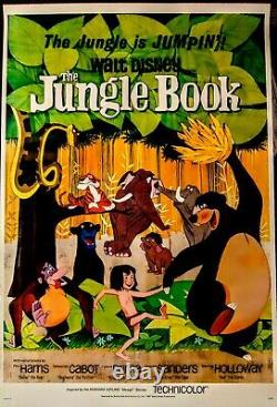 Affiche De Cinéma De La Jungle Book 1 Sheet 1967 Disney