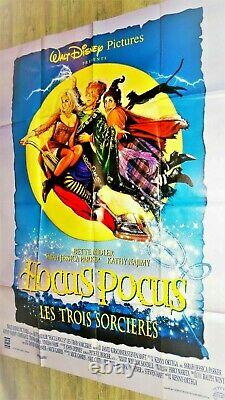 Affiche De Cinéma Hocus Pocus Walt Disney Vintage Française Grande 47x63 Midler Najimy