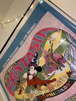 Affiche De Cinéma Rare Disney Fantasia Vintage Style Original Des Années 1970