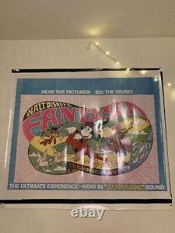 Affiche De Cinéma Rare Disney Fantasia Vintage Style Original Des Années 1970