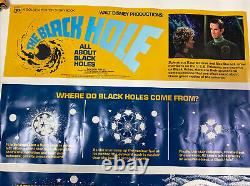 Affiche De Cinéma The Black Hole Originale 1979 Walt Disney Memorabilia Rare Histoire