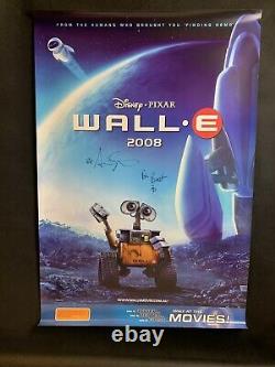 Affiche De Cinéma Wall-e Australian One Sheet Signée À La Main Walt Disney Pixar Animation