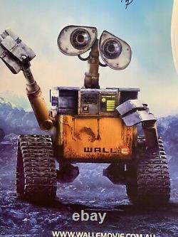 Affiche De Cinéma Wall-e Australian One Sheet Signée À La Main Walt Disney Pixar Animation