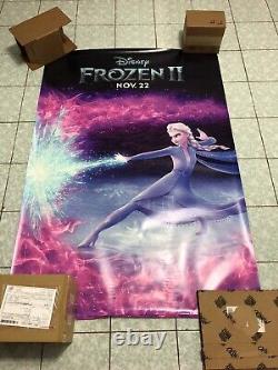 Affiche De Film Disney Frozen 2 Elsa 4x6 Ft Bus Shelter