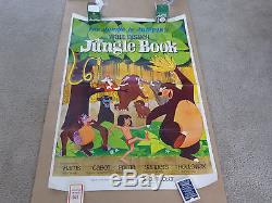 Affiche De Film Originale De Disney 1967 De La Jungle Près De La Menthe Et Datée