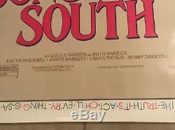 Affiche Du Film Disney Song Of The South One Sheet Single Dided 27x41 Rolled 1986