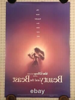 Affiche Originale Disney Beauty And The Beest 1991 Ds Adv Theatrical (numérotée)