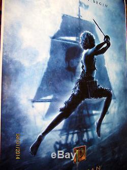 Affiche Promotionnelle De Film De Vinyle De Giant Disney Peter Pan Bannière 1ère Preuve De Presse Signée