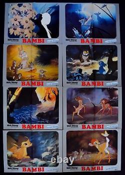 Affiche de cinéma Bambi Disney Animation Dessin animé Cerf Faon F59