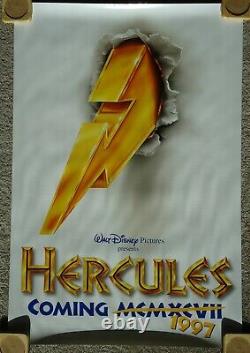 Affiche de film originale, roulée, officielle et en un seul exemplaire aux États-Unis de Disney's Hercules ADV DS.