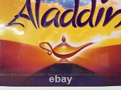 Affiche originale du film Aladdin de 1992 Disney NEUF.