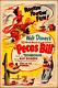 Affiche Sur Toile De Pecos Bill De Walt Disney 1954 Original Usa 27x41 Linenbacked