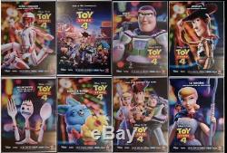 Affiches De Cinéma De Personnages De L'abri D'autobus Original De Toy Story 4 Disney / Pixar