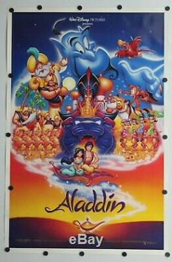 Aladdin 1992 Disney Double Sided Affiche Originale De Film 27 X 41