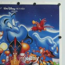 Aladdin 1992 Disney Double Sided Originale Affiche Du Film 27 X 41