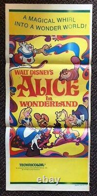 Alice Au Pays Des Merveilles De Walt Disney (1951) Australian Daybill Grand Art Et Couleurs