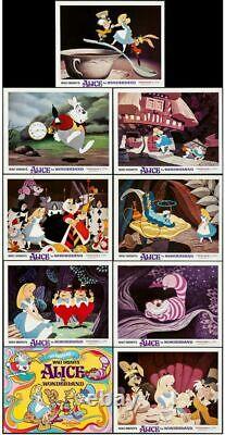 Alice In Wonderland Lobby Card Set Affiche De Cinéma Disney 1974 Hollywood Affiches