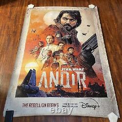 Andor Star Wars By Disney+ Bus Shelter D/s Original Series Poster 48x69in