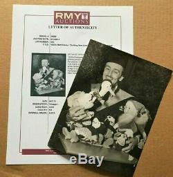 Années 1930 Walt Disney Type 1 Photo Mickey Minnie Mouse Peluches Blanche Neige Rare