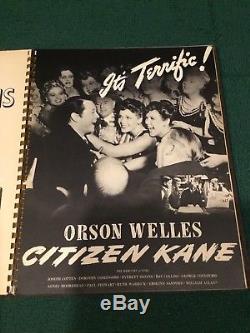 Annuaire Original De La Rko Radio Pictures 1941-1942 Affiche Disney Fantasia