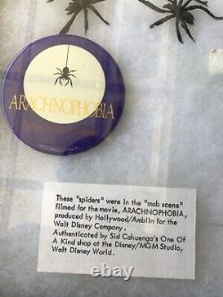 Arachnophobia Prop Spiders (film, Écran Utilisé Vintage De Disney-mgm)