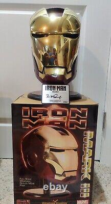 Autographié Iron Man Casque Windlass Studios Limited Edtn 11 Robert Downey Jr
