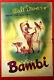Bambi Walt Disney 1942 Unique Rare Exyu Affiche De Film