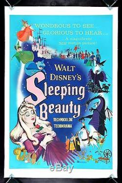 Beauté De Lutte Cinemasterpieces Disney Princess Original Movie Poster 1959